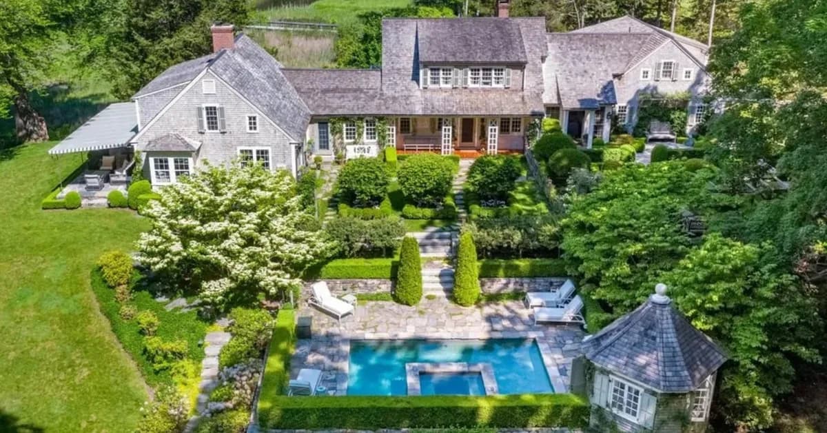 $7.25 Million Connecticut Estate Boasts Idyllic English Gardens-and Nearly 300 Years of History