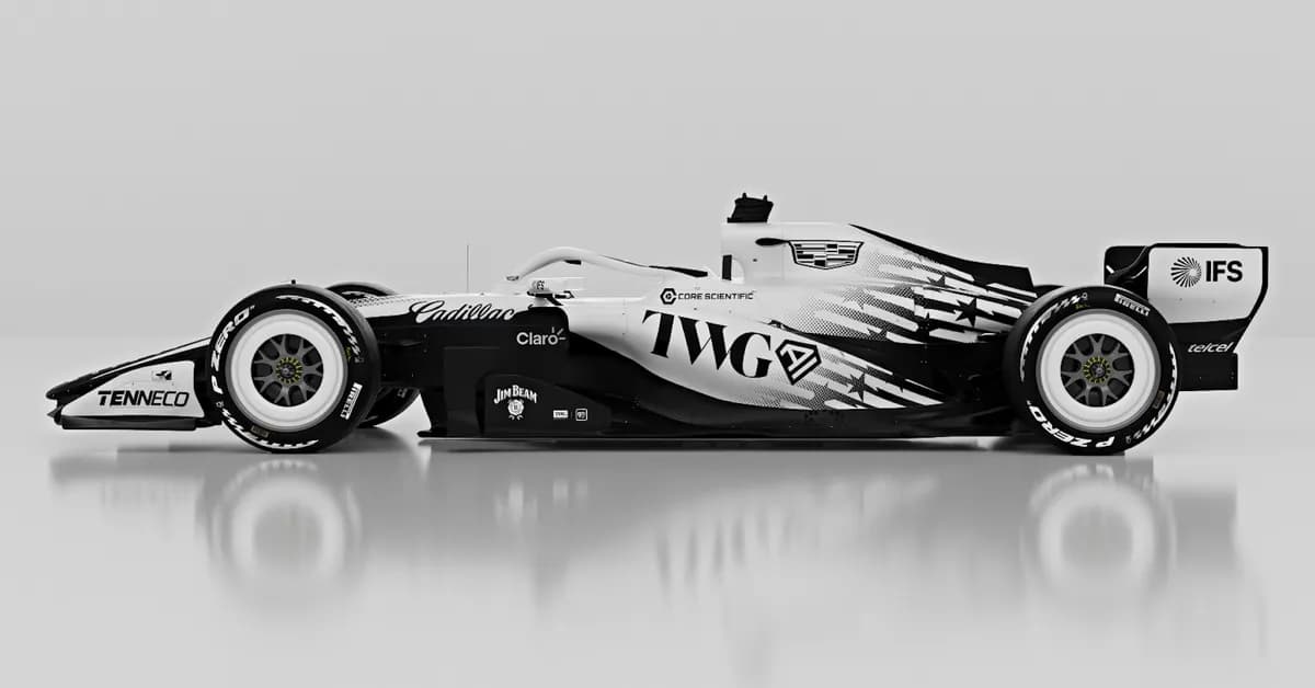 Cadillac's Miami F1 Livery Is a Black-and-White Beauty