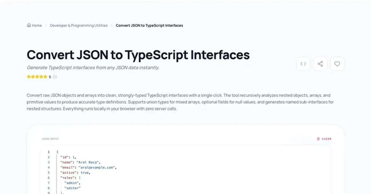 Three Ways to Convert JSON to TypeScript. Only One Is Deterministic.