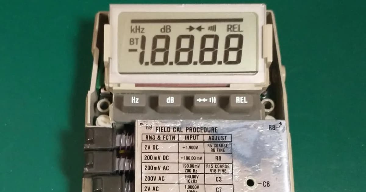 New Display for Old Multimeter
