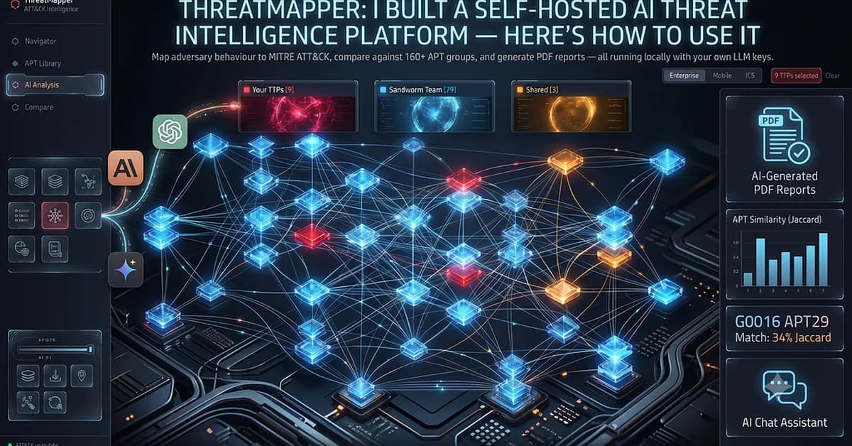 ThreatMapper: I Built a Self-Hosted AI Threat Intelligence Platform - Here's How to Use It