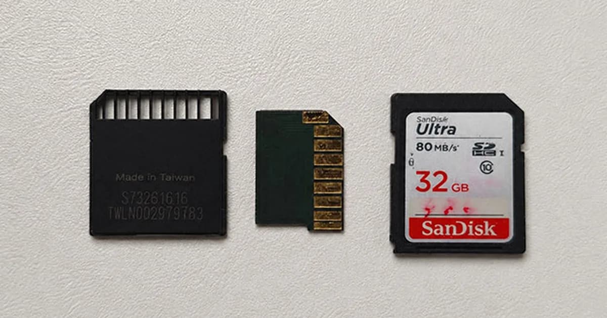 Reviving an SD Card With Shorted Capacitors