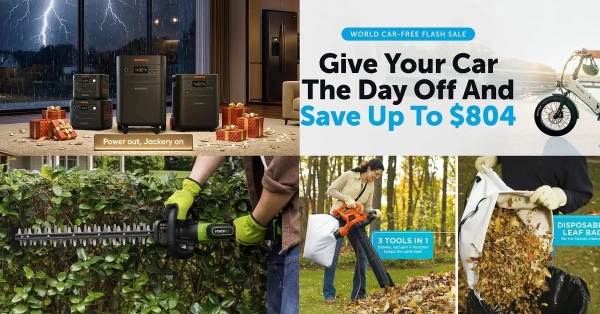 Jackery Early Access Prime Day Sale drops 3,584Wh HomePower 3600 Pro Max to $1,799, Lectric e-bikes up to $804 off, more
