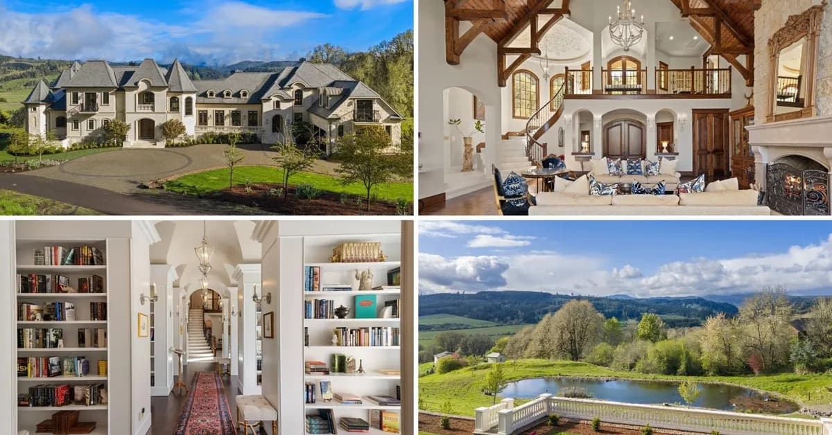 Late Fantasy Author's $6.5 Million Legacy Estate in Oregon's Wine Country Heads to Auction-4 Years After Her Death