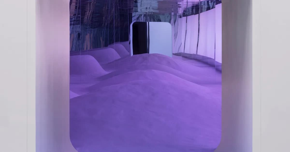 ASICS unveils Gel-kinetic 2.0 sneaker at "retro-futuristic" Milan installation