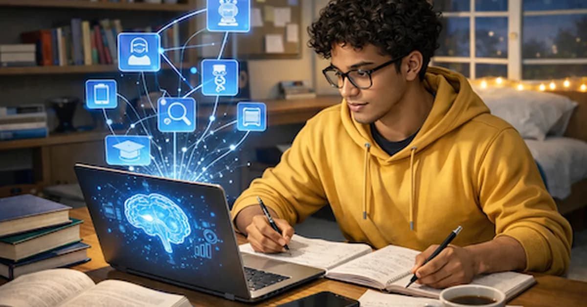 Nearly half of high school students now use AI in college search