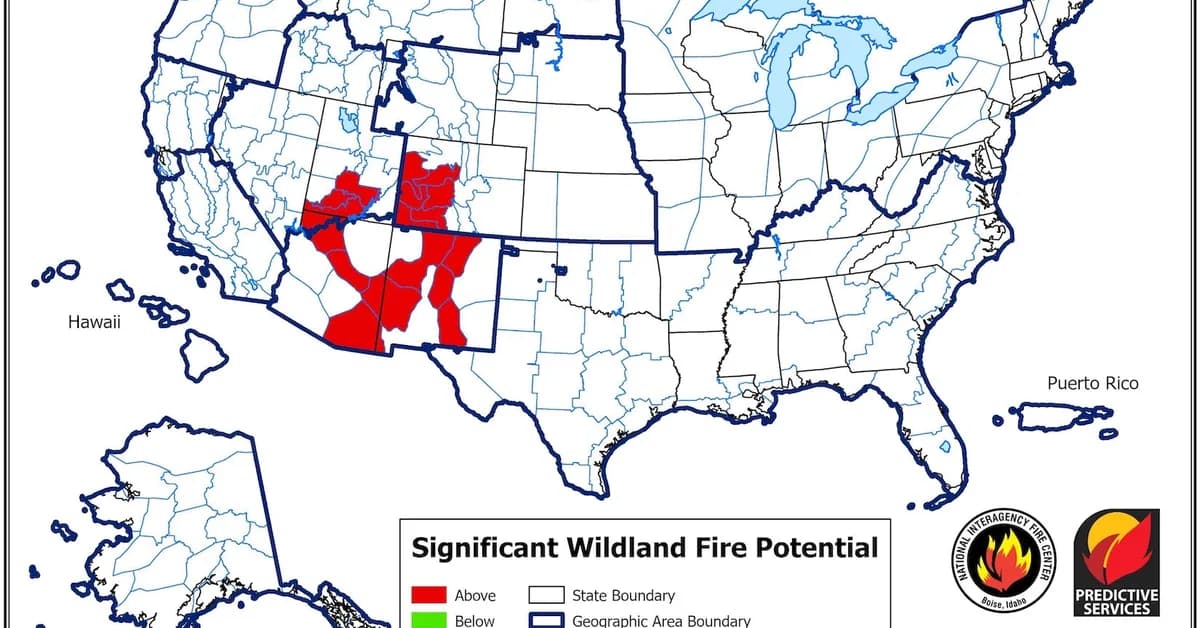 These maps show exactly where the West might burn this summer