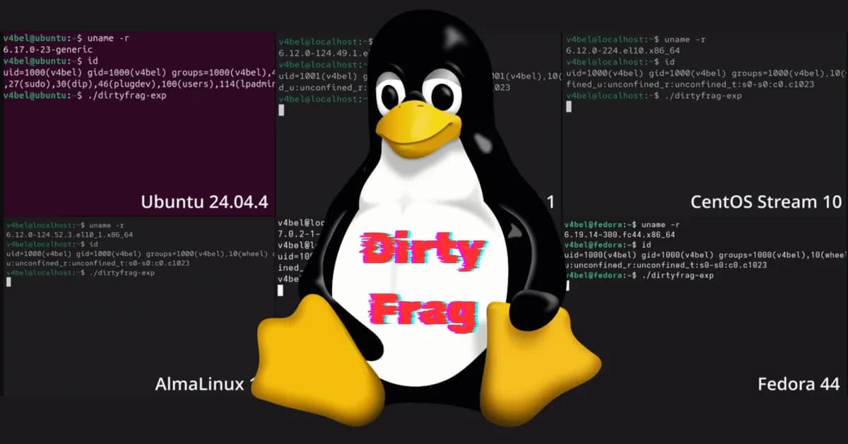Dirty Frag Linux Vulnerability Let Attackers Gain Root Privileges - PoC Released