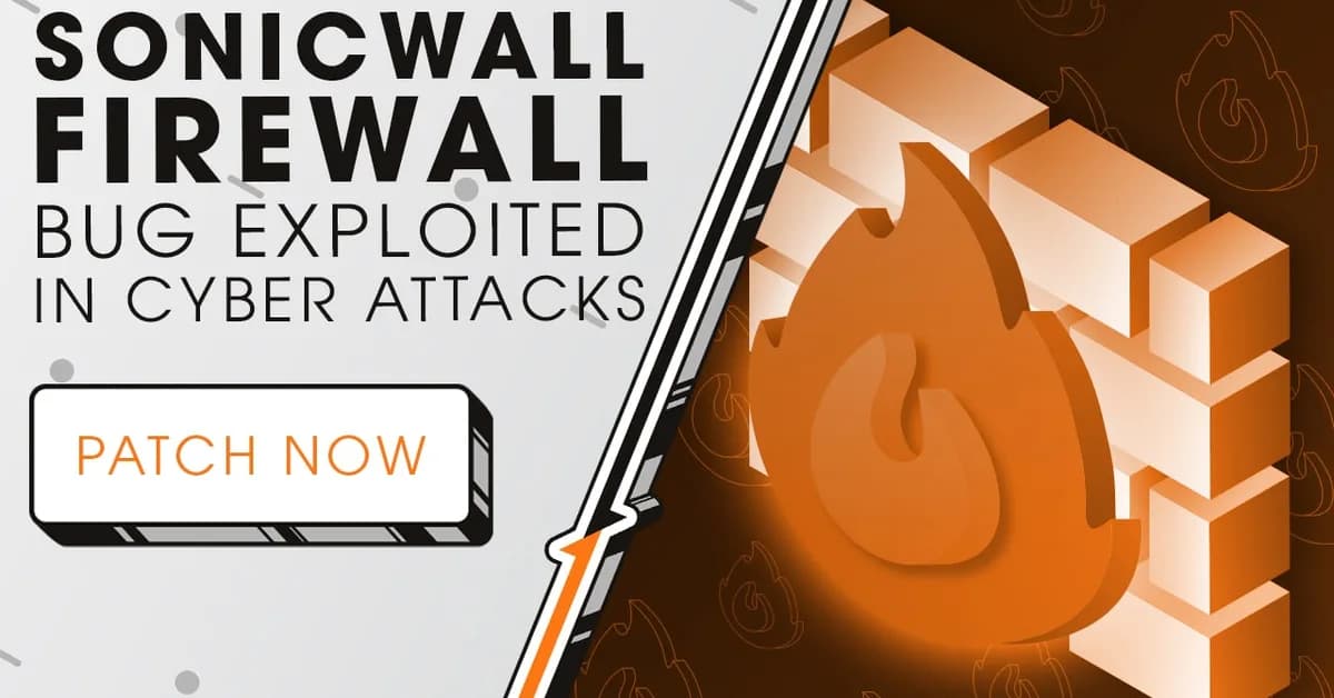 SonicWall patches three SonicOS flaws in Gen 6, 7 and 8 firewalls. Patch them now