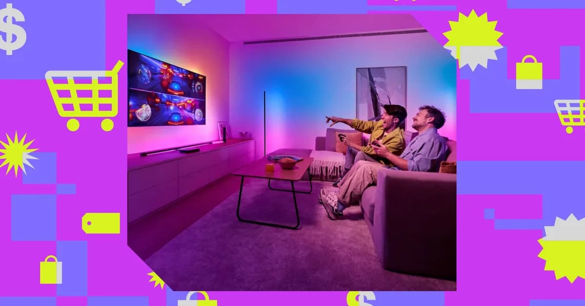 The Philips Hue Sync Box 8K is 30 percent off