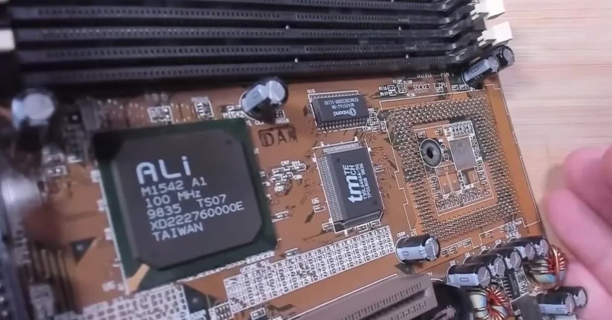 Fixing an E-Waste ASUS P5A-B Socket 7 Mainboard