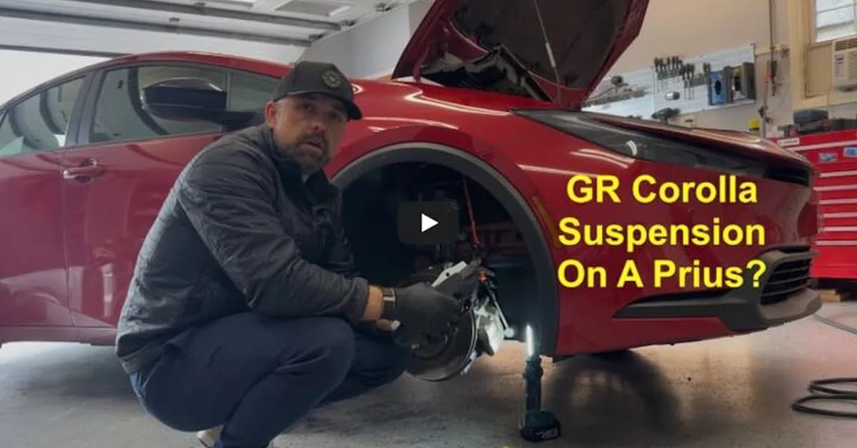 Can You Install GR Corolla Suspension and Brakes on a Prius?