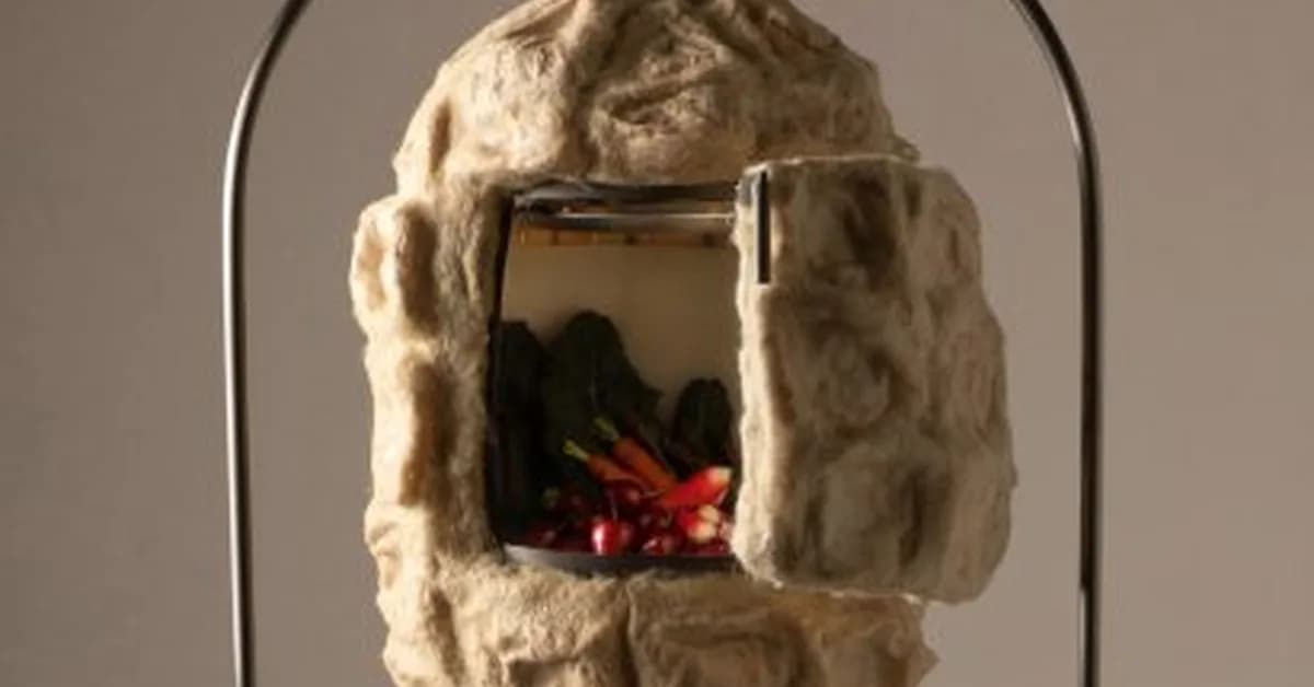 Student grows fuzzy fridge from bacteria to challenge norms around cooling