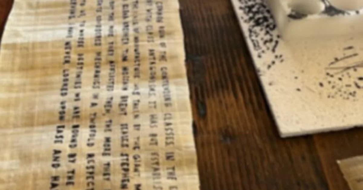 Scientists develop new method for deciphering ancient scrolls