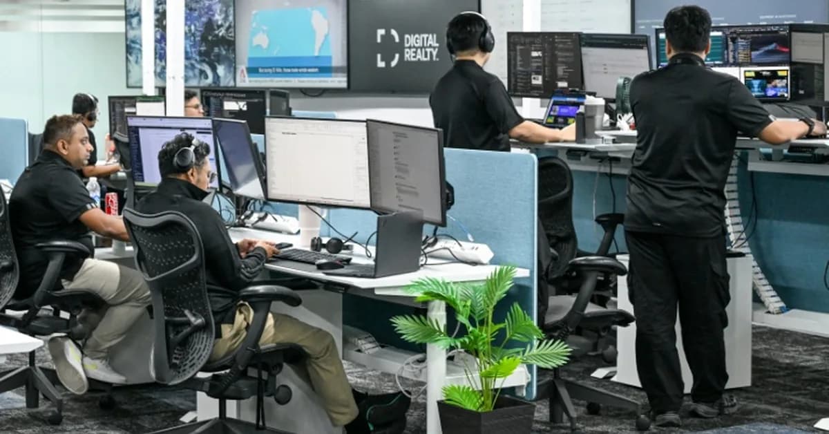 Data centre command hub keeps AI up and running