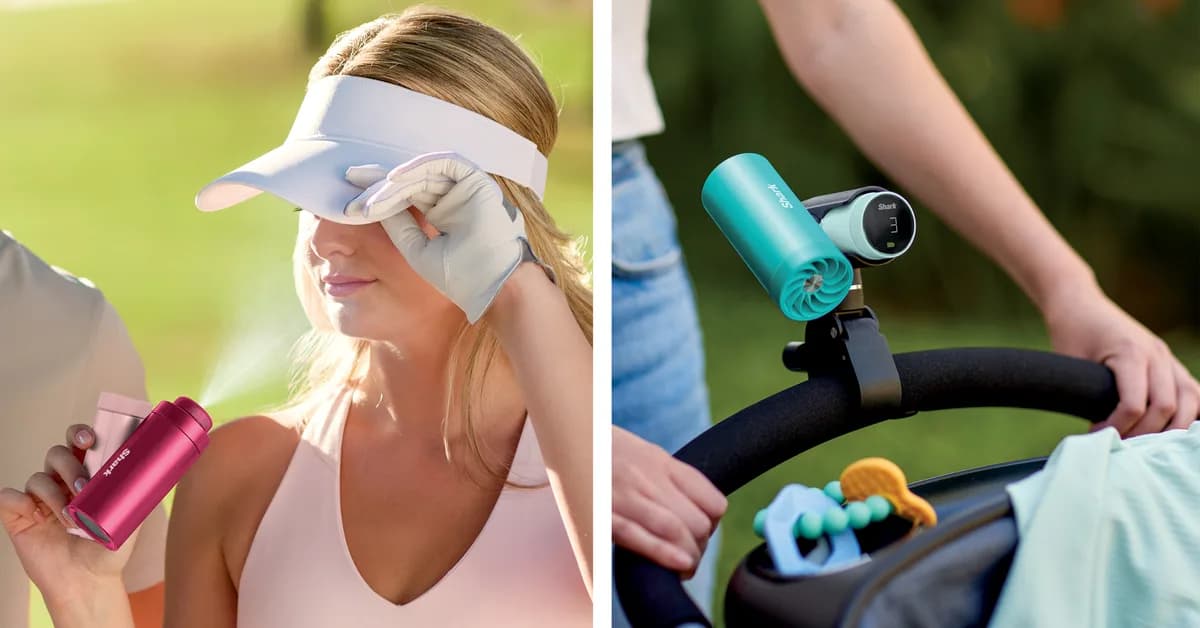 Shark's ChillPill puts a mister, fan and cold-plate in one portable package