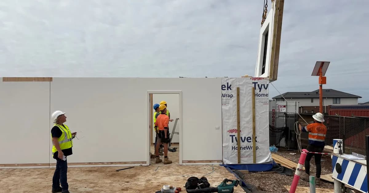 Homes built in 20 days? Results of a groundbreaking Victorian prefab test revealed