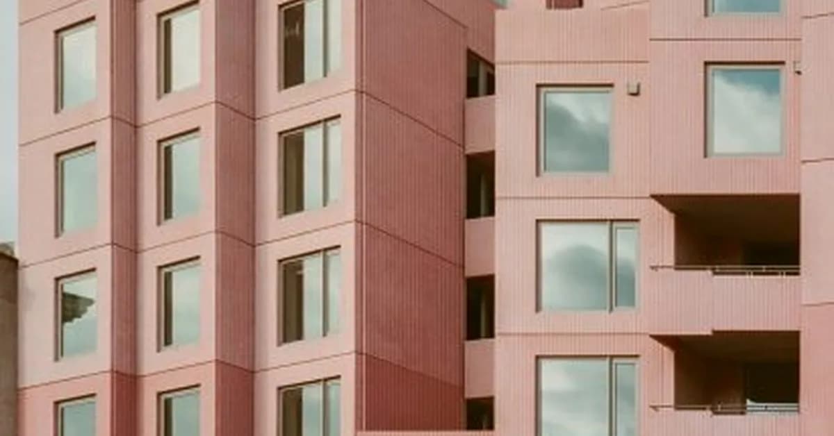 SO-IL uses pink concrete to give Brooklyn apartment block "civic presence"
