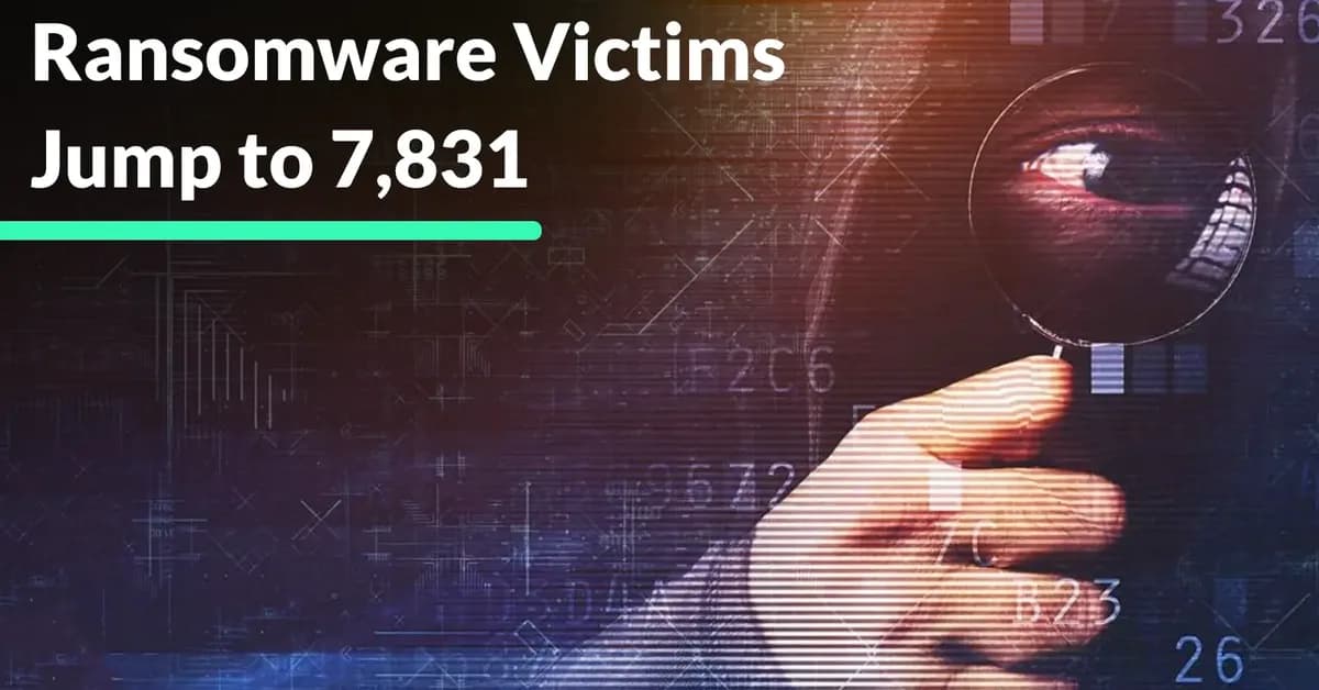 Ransomware Victims Jump to 7,831 as AI Crime Tools Scale Global Attacks