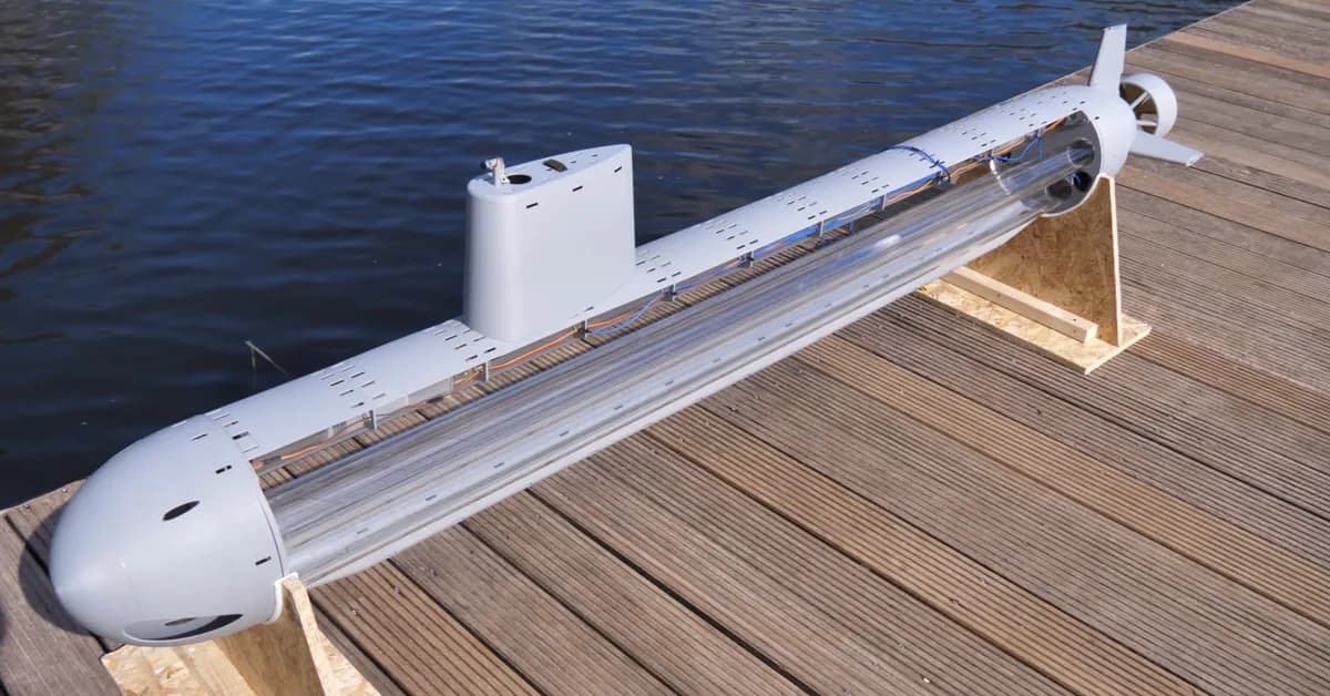 3D-Printed Parts Nearly Sink RC Submarine