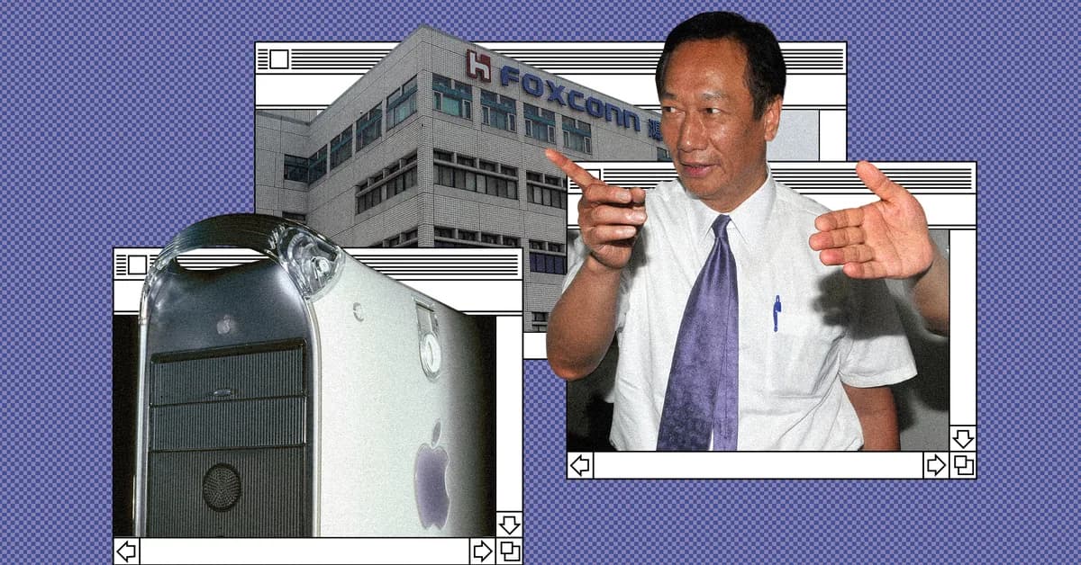 The origin story of Apple's long-running relationship with Foxconn
