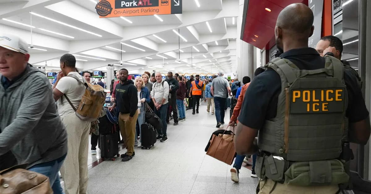 You'll keep seeing ICE agents at airports until TSA is back to 100%, border czar says