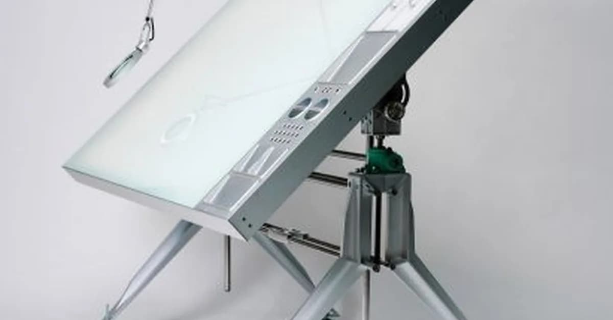Caliper creates "over-engineered" adjustable drafting table for Daniel Arsham