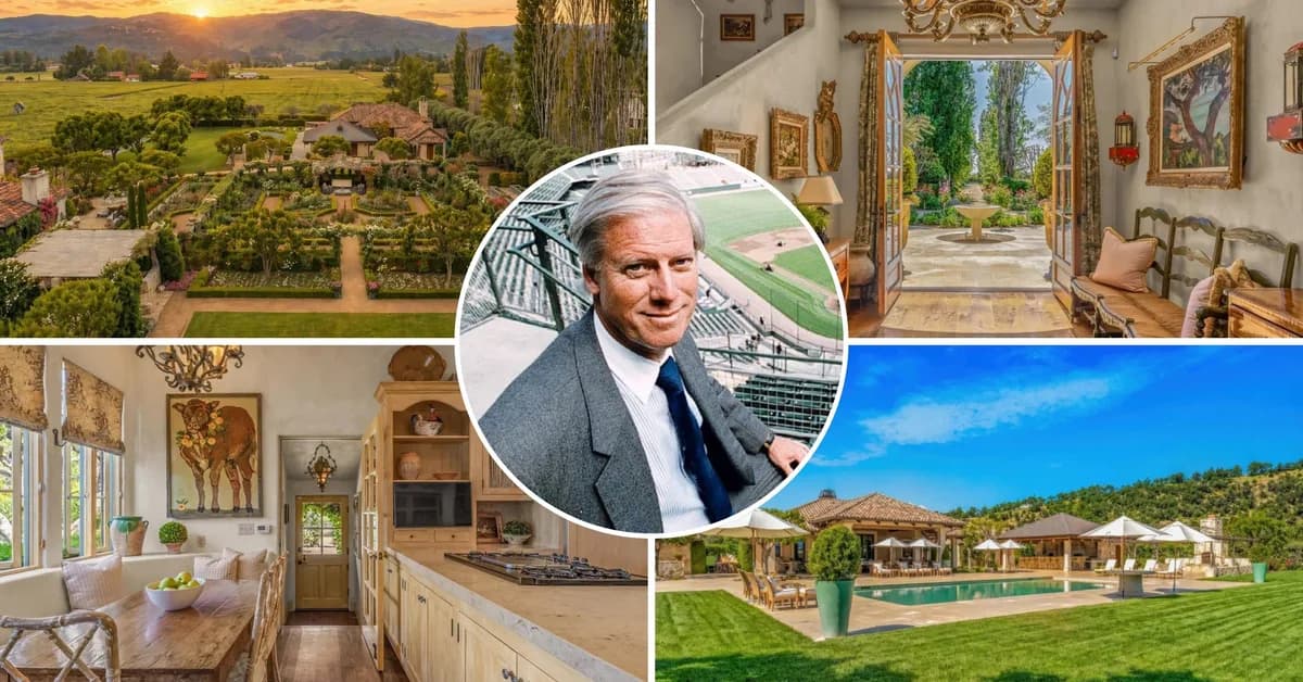 Late San Francisco Giants Owner Peter Magowan's Stunning Napa Valley Wine Estate Hits the Market for $13 Million