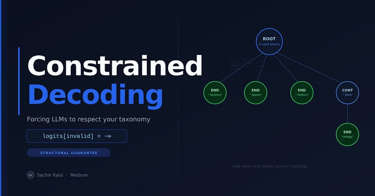 Constrained Decoding: Forcing LLMs to Respect Your Taxonomy