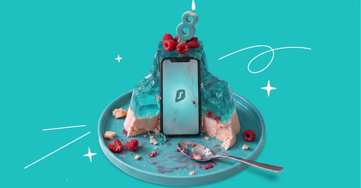 Surfshark's 8th Birthday Deal Means Big Savings on VPN Protection for Unlimited Devices