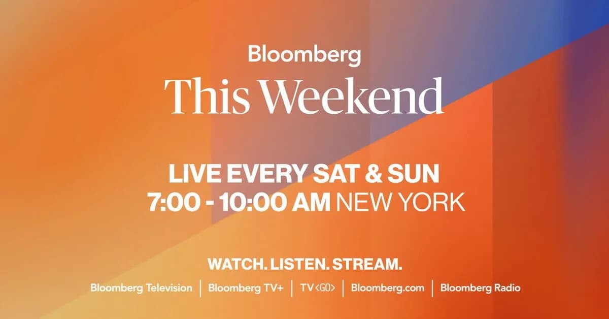 Introducing 'Bloomberg This Weekend'