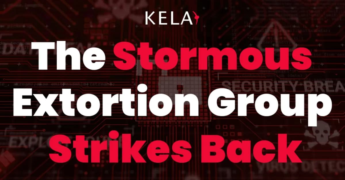 Stormous Ransomware Group Strikes Fidelity United Insurance
