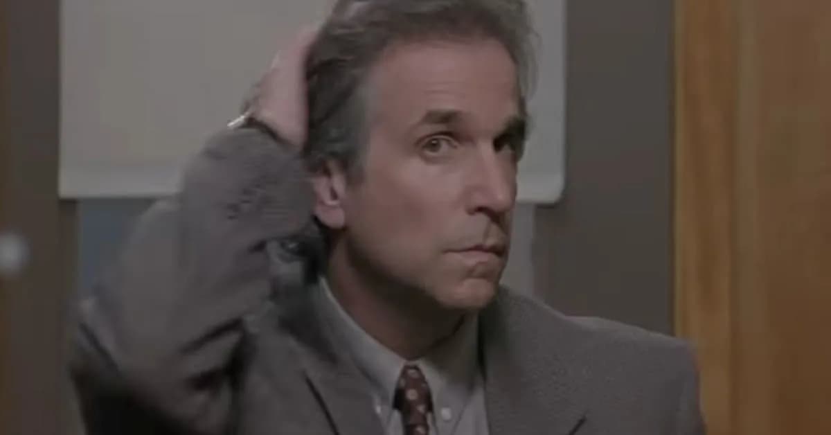 Henry Winkler was too cool for the original Scream poster