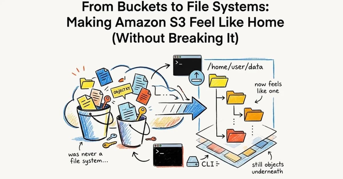 From Buckets to File Systems: Making Amazon S3 Feel Like Home (Without Breaking It)