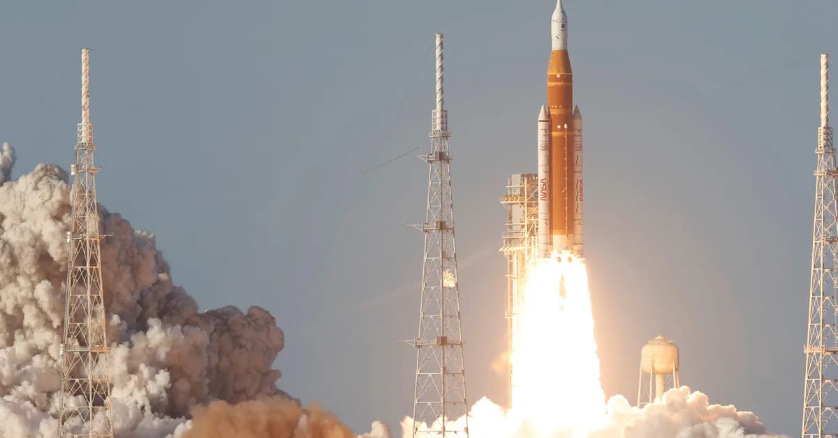 Watch the Artemis II launch that sent astronauts back to the moon for the first time since 1972