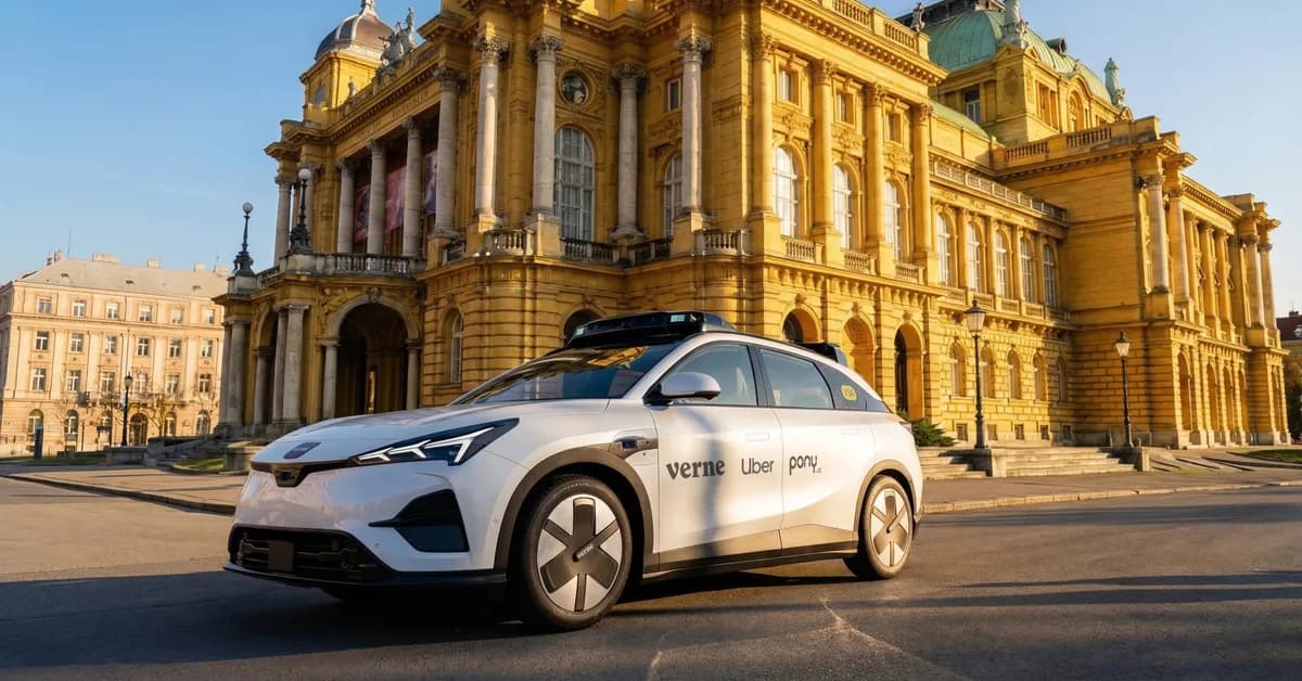 Uber aims to launch Europe's first robotaxi service with Pony AI and Verne