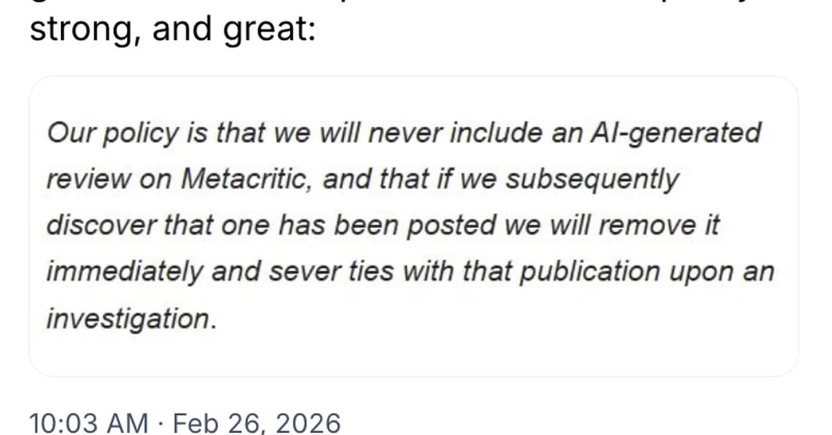 An AI-generated Resident Evil Requiem review briefly made it on Metacritic