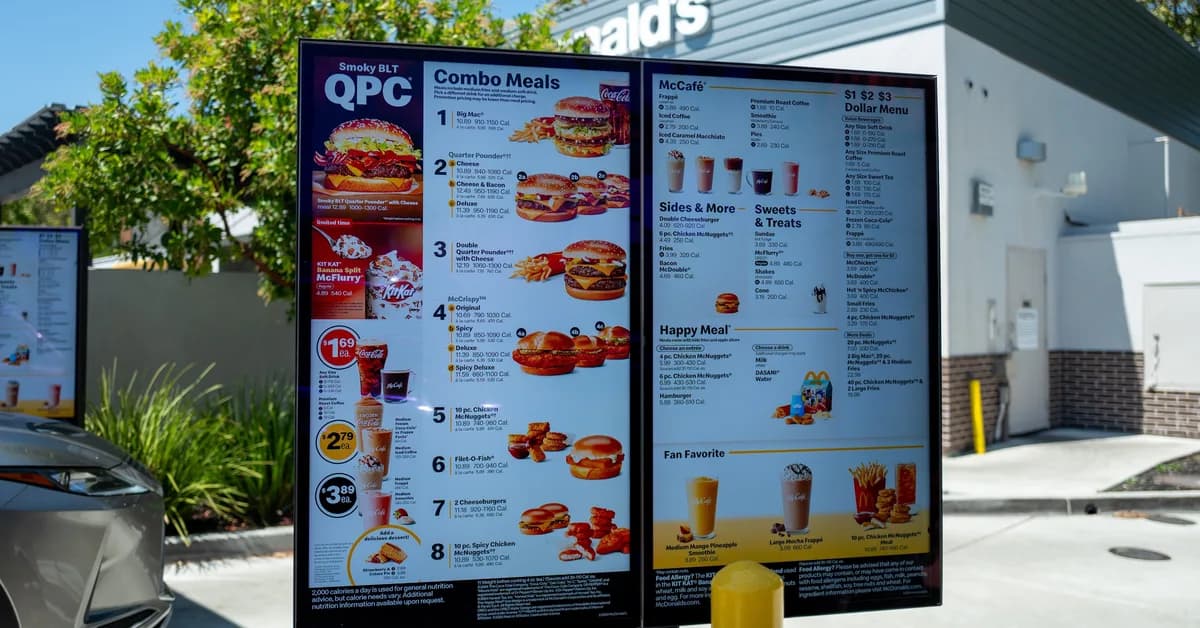 McDonald's Tests Ads - or 'Post-Purchase Content' - for Other Brands on Menu Screens After You Place Your Order