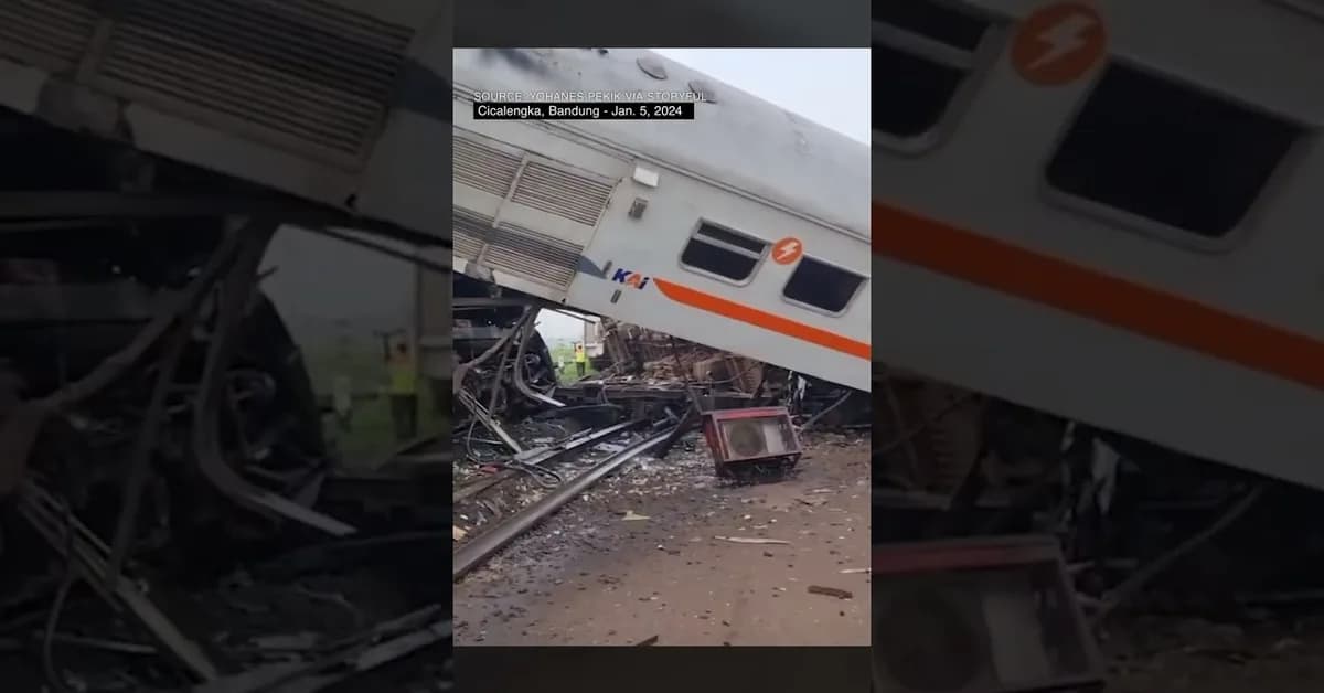 Trains collide outside Jakarta, killing four: officials