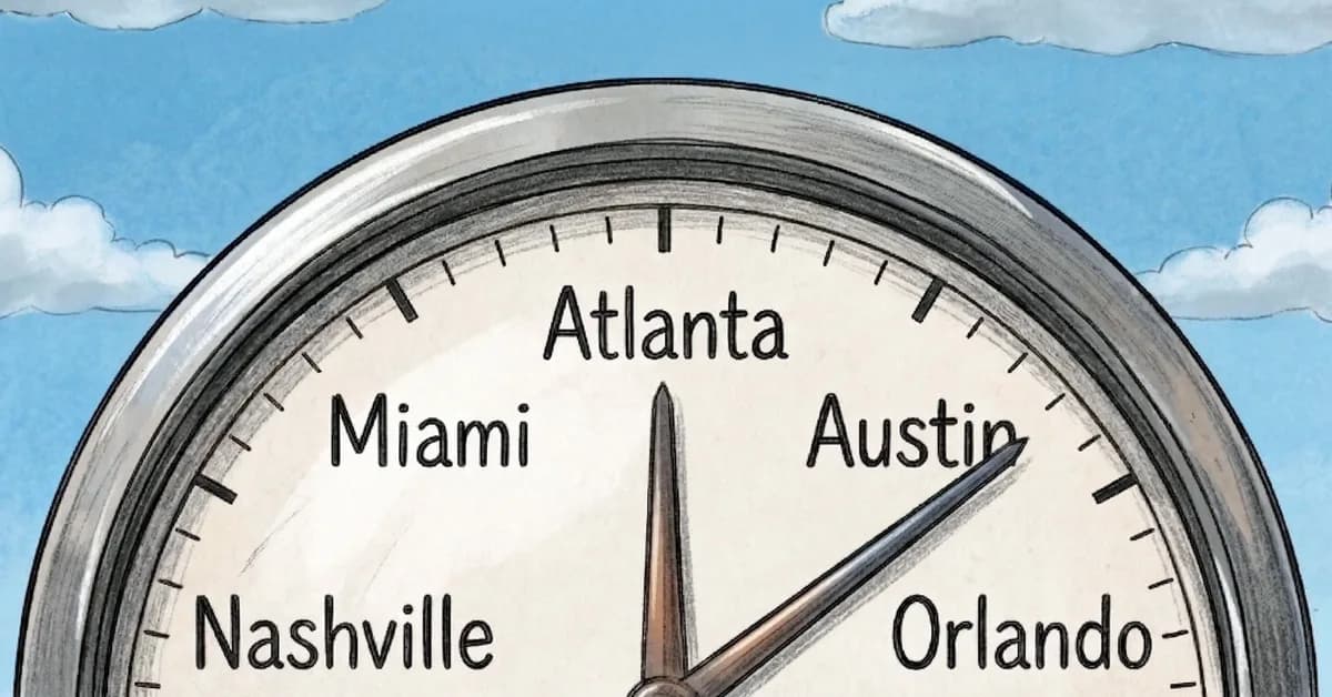 It's Buy O'Clock Somewhere: The 8 Metros Where Home Shoppers Have the Upper Hand Right Now