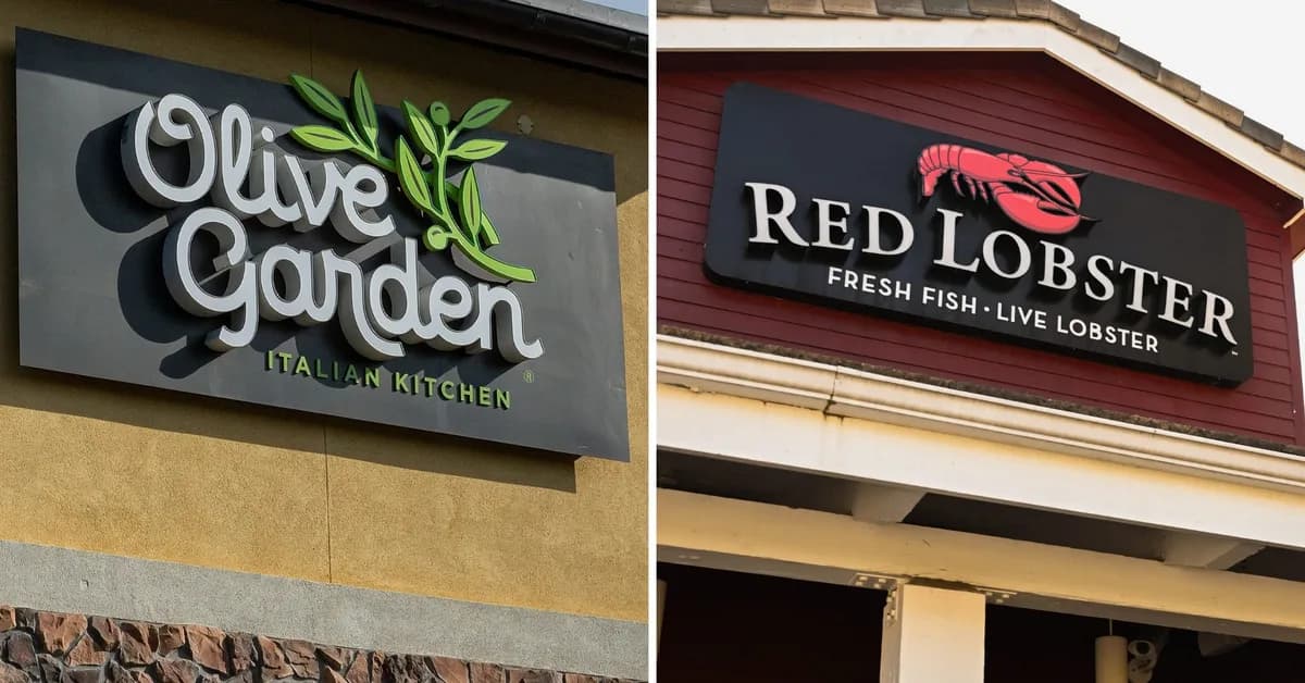 I ordered the same meal at Olive Garden and Red Lobster, and the winning chain had slightly lower prices