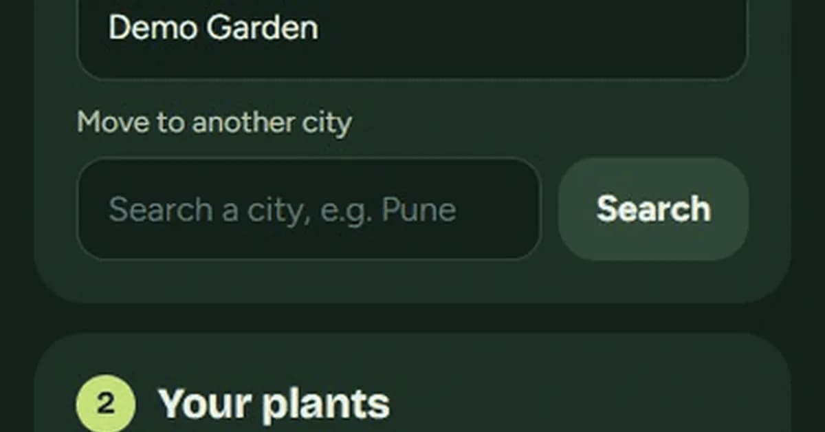 Tendril: a garden assistant you never have to open