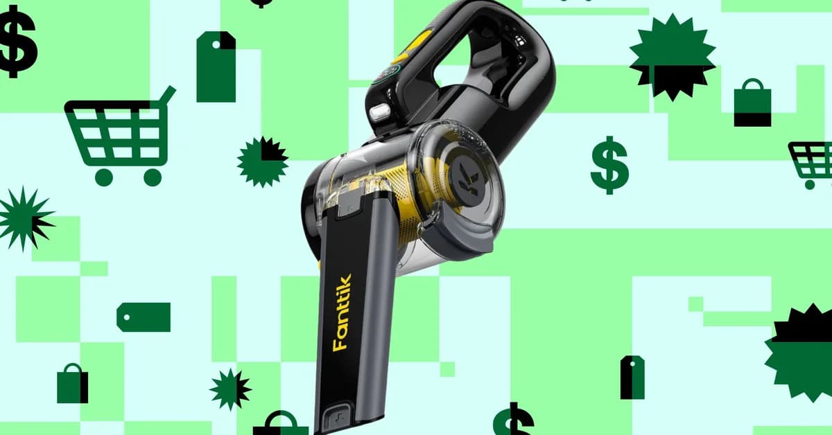 Fanttik's foldable V10 Apex vacuum is on sale for the lowest price we've seen