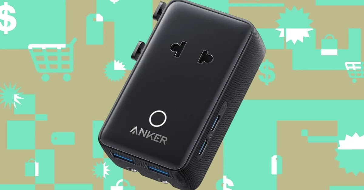 Anker’s small, five-port travel adapter is down to its best price yet
