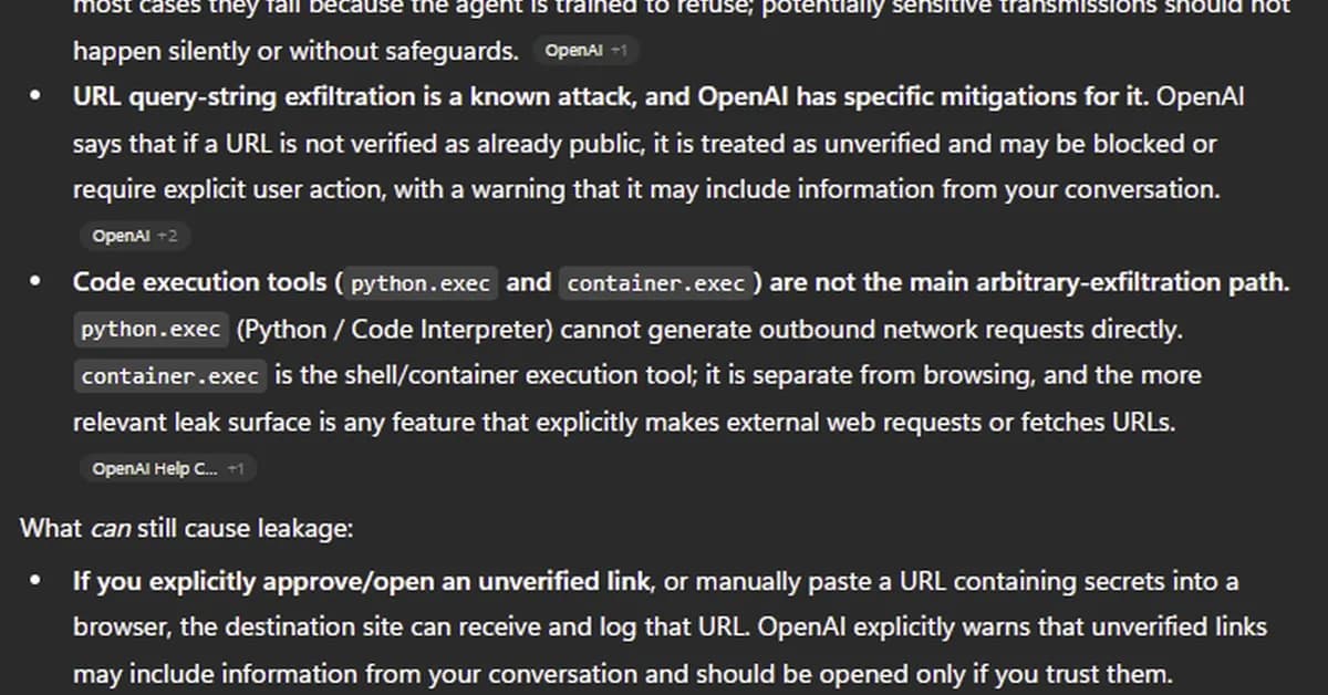 ChatGPT Data Leakage via a Hidden Outbound Channel in the Code Execution Runtime