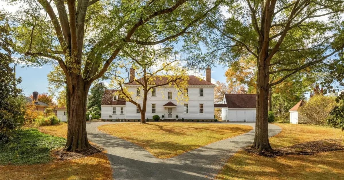 This 1762 Virginia House Was Dismantled and Moved Piece by Piece to George Washington's Estate