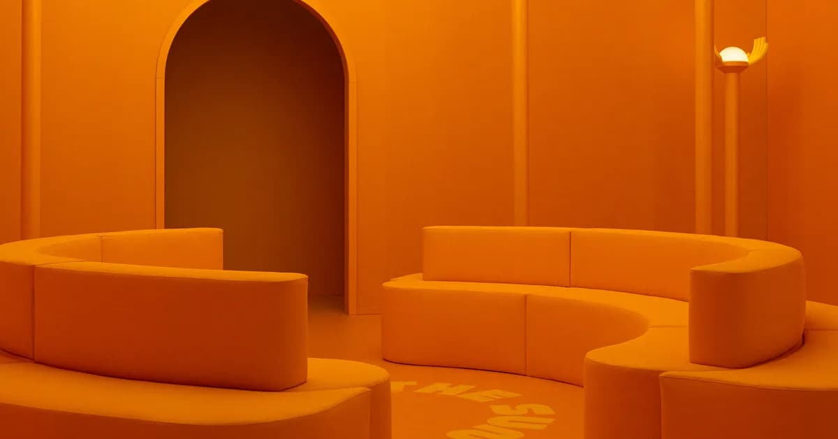 Yinka Ilori creates space with "a sense of warmth and optimism" for Veuve Clicquot