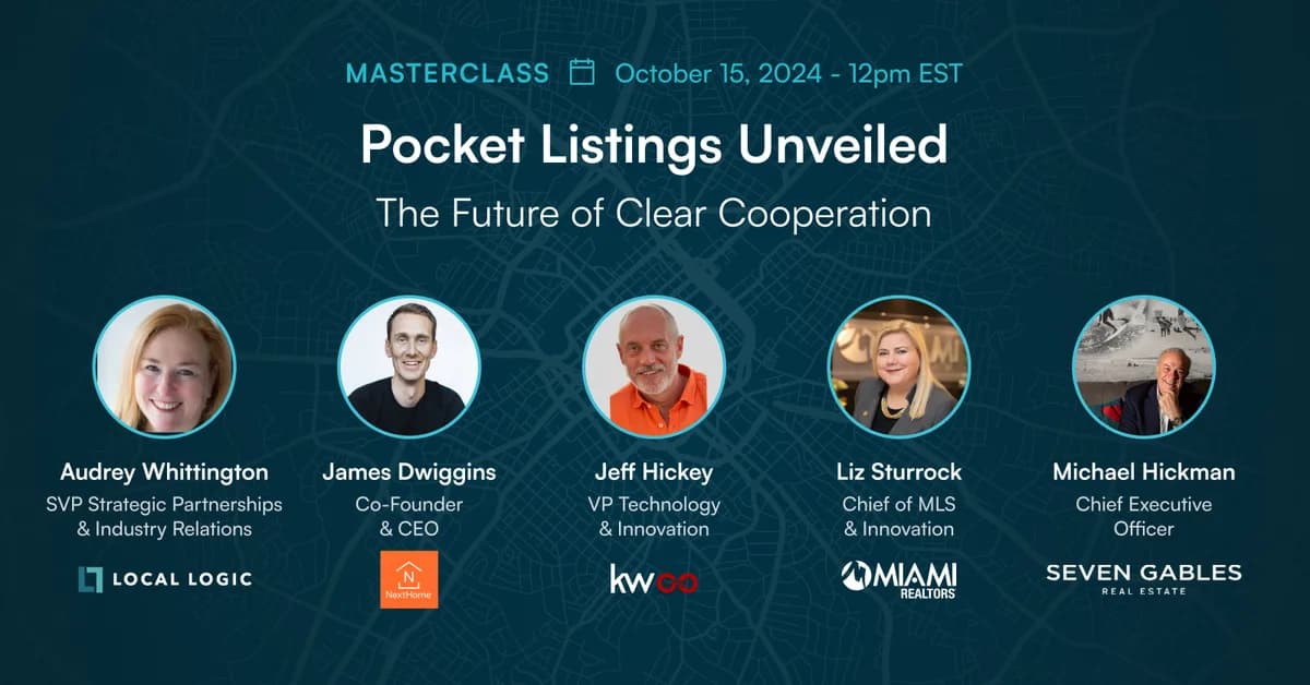 Pocket listings can boost sale prices - but Clear Cooperation may have killed the edge, study finds