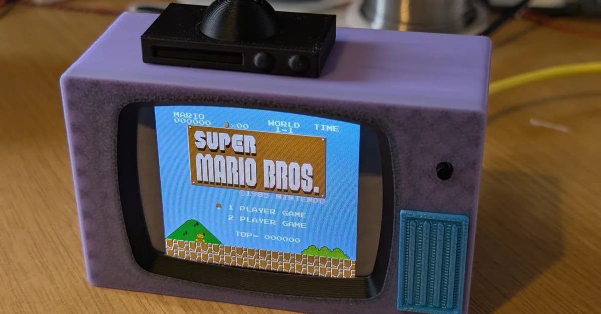 Cheap Yellow Display with Boosted PSRAM Turned Snazzy Emulator Station