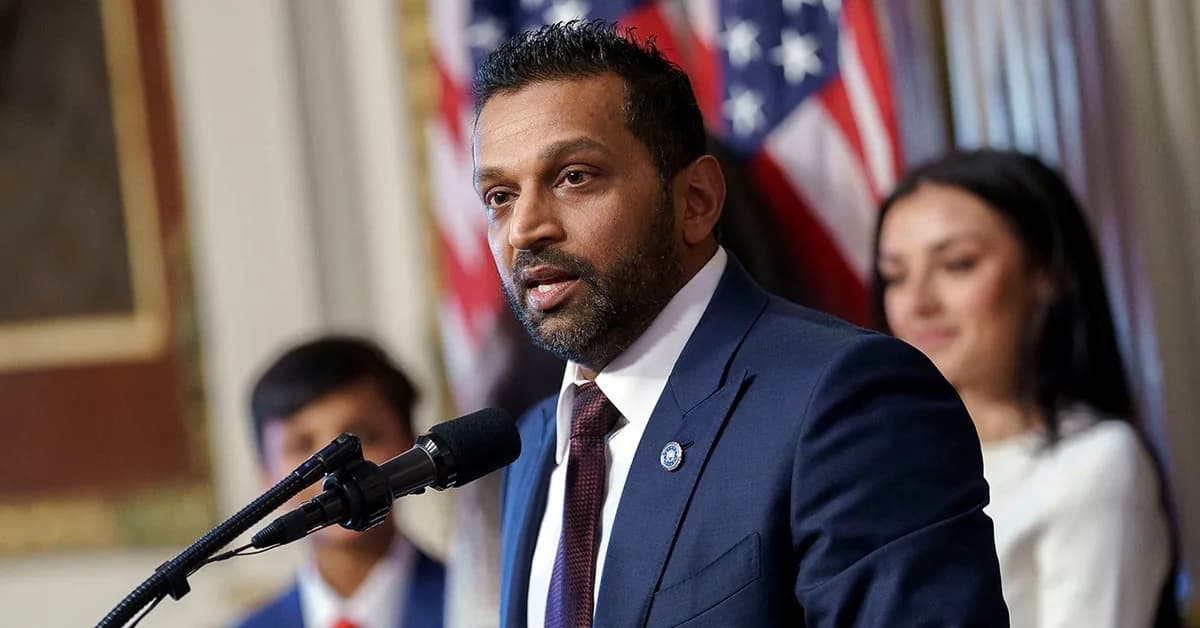 FBI considered investigating NYT reporter who covered Kash Patel for "stalking"